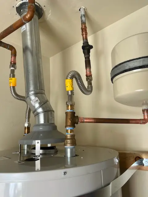 Water heater installation and plumbing repair in Holland
